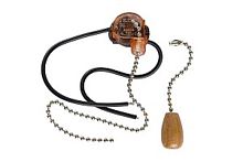 Выключатель Proconnect silver для настен. светильника, провод, деревянный наконечник  картинка 